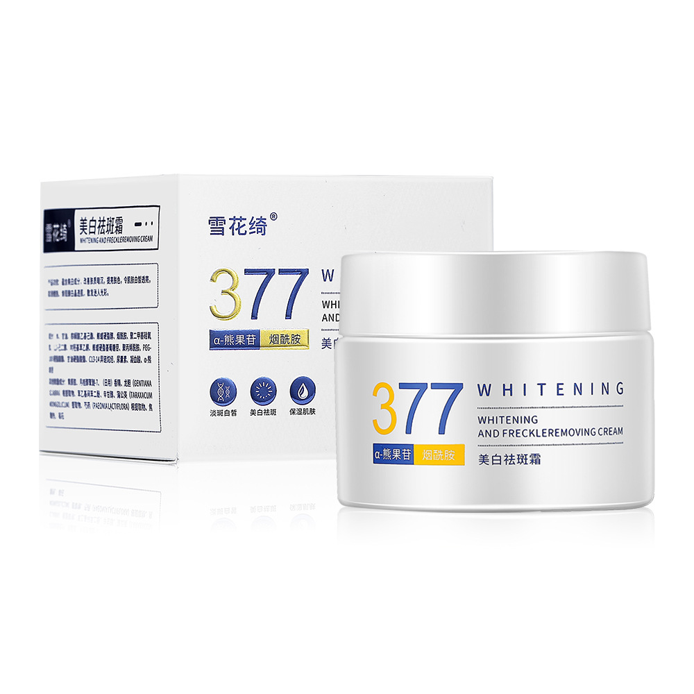 Cream packaging view