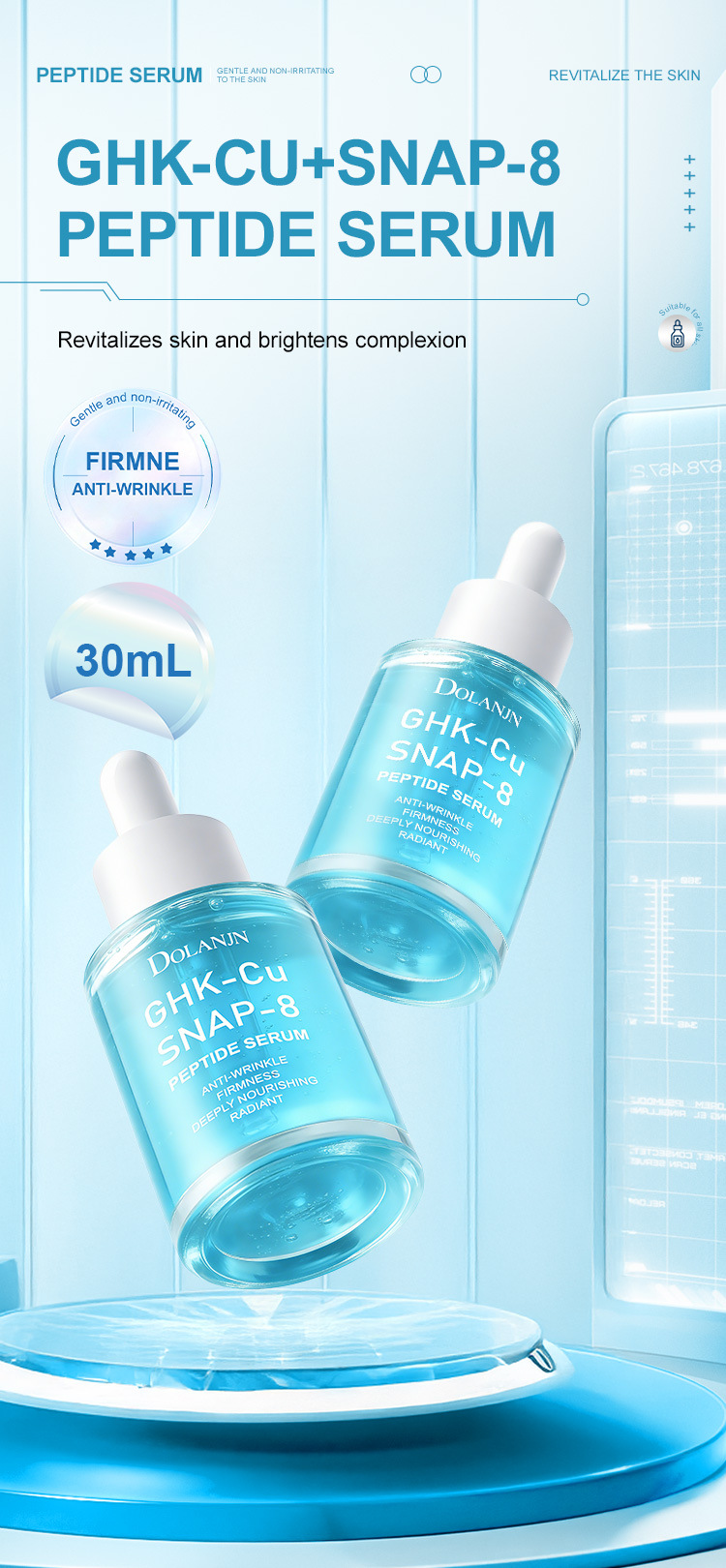 Dolanjn copper peptide skincare texture