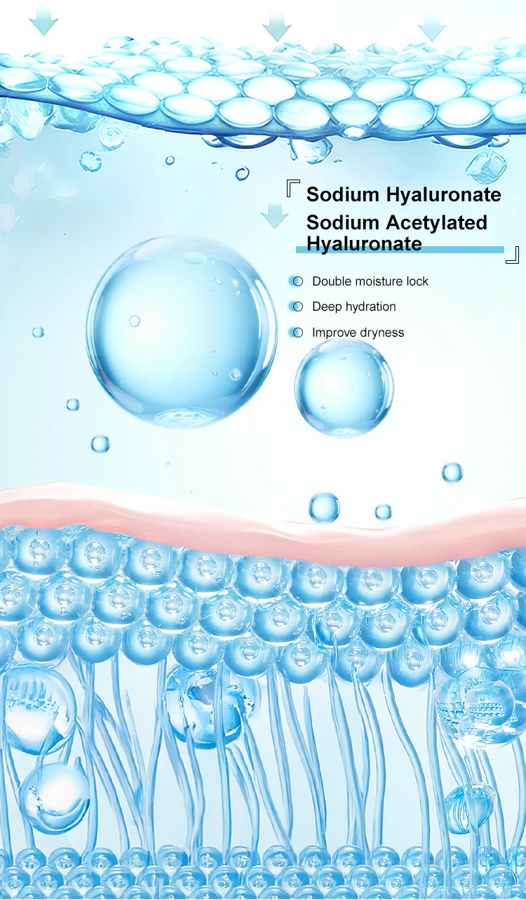 Blue copper peptide serum close-up